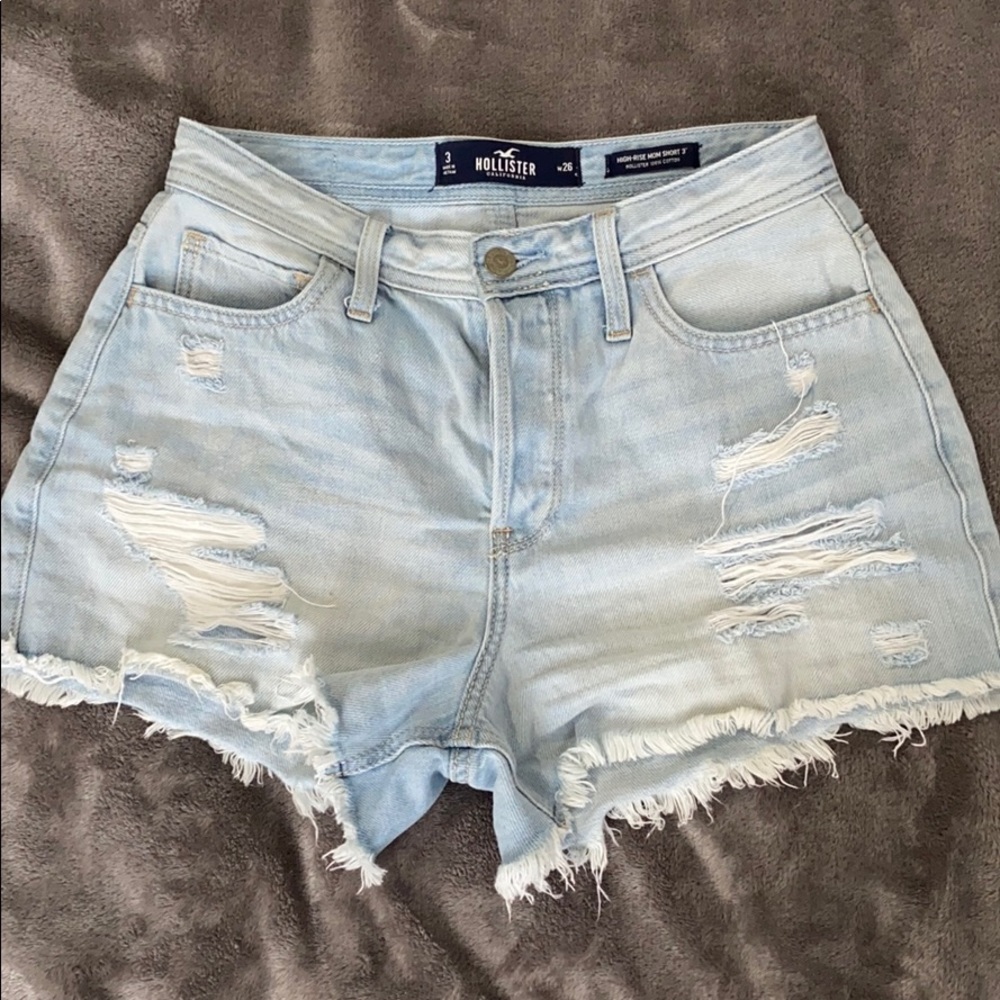 High rise mom short 3” 100% cotton